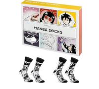 Rainbow Socks - Femme Homme Chaussettes le Manga - 2 Paires - Taille 41-46