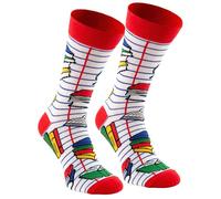 Rainbow Socks - Femmes Hommes Chaussettes Ecole Cadeau - 1 paire - Carnet - Taille 36-40