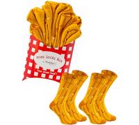 Rainbow Socks - Femmes Hommes Chaussettes Frites - 2 Paires - Taille 41-46
