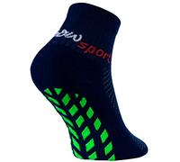 Rainbow Socks - Fille Garçon Chaussettes Antidérapantes de Sport - 1 paire - Bleu - Taille 30-35