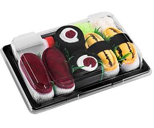 Rainbow Socks - Fille Garçon - Sushi Chaussettes Tamago Thon et Maki - 3 Paires - Taille 24-29