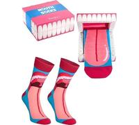 Rainbow Socks - Mouth Box Socks - Femmes Hommes Chaussettes Dentaires Cadeaux pour Dentistes - 1 Paire - Taille 36-40