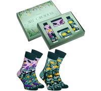 Rainbow Socks - Self Care Socks Box - Des Chaussettes Pour Femmes Qui se Soucient de Votre Apparence - 2 Paires - Taille 36-40