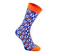 Rainbow Socks - Unisexe Femme Homme - Une Paire de Chaussettes à Motifs Géométriques - Chaussettes Colorées en Formes Géométriques - 1 Paire - GEOMETRIC3-41-46