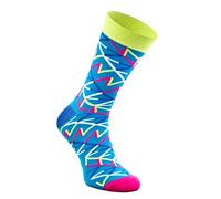 Rainbow Socks - Unisexe Femme Homme - Une Paire de Chaussettes à Motifs Géométriques - Chaussettes Colorées en Formes Géométriques - 1 Paire - GEOMETRIC4-41-46