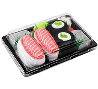 Rainbow Socks - Woman Man Sushi Socks Box Salmon Cucumber Maki - 2 Pairs
