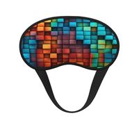 Rainbow Square Ultimate Masque pour les yeux pour dormir, masque doux et confortable, masque relaxant sans pression nocturne.