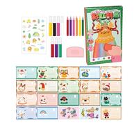 Rainbow Squeeze Art Kit de peinture fantaisie pour fêtes