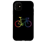 Rainbow Street Siège de vélo pour vélo LGBTQ Gay Pride Coque pour iPhone 11