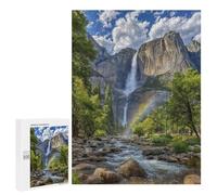 Rainbow Waterfall Adventure -1 Puzzle 1000 Pièces Educa Jouet en Bois Cadeau Unique Décoration Intérieure Jeu Éducatif Challenge Toy Adultes Et Enfants À Partir De 14 Ans 500 PCS