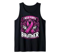 Rainbow We Wear Purple Vêtements de Sensibilisation au Cancer du pancréas Débardeur