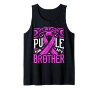 Rainbow We Wear Purple Vêtements de Sensibilisation au Cancer du pancréas Débardeur