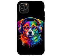 Rainbow Wolf Realistic Watercolor Cute Wolf Paint Colorful Coque pour iPhone 11 Pro Max