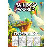 Rainbow World: 40 Big and Colorful Fantasy Designs for Kids