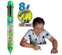 Rainbow Writer - Stylo Multicouleur Koala de Deluxbase. Stylo 8 en 1 rétractable, cool pour les enfants, idéal pour la rentrée