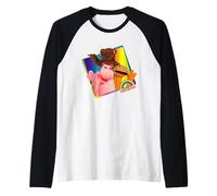 Rainbow Zippy Bungle et George Wave Rétro Manche Raglan