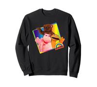 Rainbow Zippy Bungle et George Wave Rétro Sweatshirt