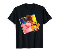 Rainbow Zippy Bungle et George Wave Rétro T-Shirt