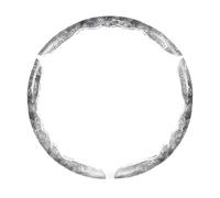 RAINBOW88 Couvre Volant Voiture pour Ford F-Series F-1, Antidérapant Respirant Couvre Volant Housse de Volants de Voiture Accessoires Protecteurs, B Gray
