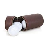 RainbowJise Sac banane en cuir fabriqué à la main pour 3 balles de golf - Pour homme et femme