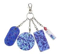 rainbowstar Jouet de crochetage de la peau - Porte-clés - Pour dermatillomanie - Soulage l'anxiété - TDAH TOC, bleu