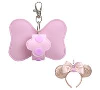 rainbowstar Lot de 2 supports d'oreilles de souris pour sac à dos, bandeau, sangle, porte-clés, bandeau, organiseur à suspendre, rose, Small