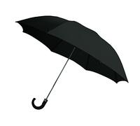 Rainbrella Compact Parapluie à Ouverture Automatique avec Pochette de Rangement et poignée en Plastique Noir 106,7 cm Mixte Adulte, 106,68 cm