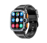Rainbuvvy 4G LTE Montre intelligente IPS 5,2 cm grand écran SP9832E 4/64 Go 8,0 MP double caméra Android 8.1 USB WiFi GPS fitness homme