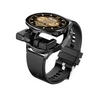 Rainbuvvy Smartwatch avec écouteurs sans Fil, Montre Bluetooth pour Hommes et Femmes, écran AMOLED 1,43 Pouces, Traqueur Sportif, Fréquence Cardiaque, Moniteur de Sommeil,100+ Modes Sport (Noir)