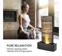 Blumfeldt Raincastle Fontaine décorative de jardin 12x LED pompe 8W IPX8