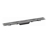 RainDrain Rock hansgrohe match0 56029000 60 cm, set de finition, peut être raccourci et carrelé