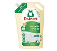 Rainett Lessive liquide Ecologique Recharge Savon de Marseille 34 lavages