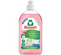 Rainett Liquide Vaisselle Écologique Super Dégraissant Vinaigre de Framboise 500 ml