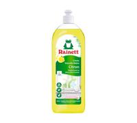 RAINETT - Liquide Vaisselle Mains - Formule Hypoallergénique - Pouvoir Dégraissant - Flacon Recyclé & Recyclable - Ecolabel - Citron - 750 ml