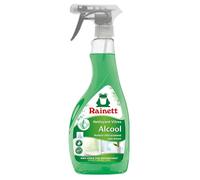 RAINETT - Nettoyant Vitres à l'Alcool - Nettoie & Fait Briller - Action Dégraissante - Résultat Sans Traces - Spray Eco-Conçu - Flacon 100% Recyclé & Recyclable - Ecolabel - 500 ml