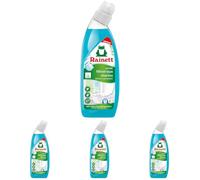 RAINETT - Nettoyant WC Minéraux Marins en Gel - Élimine les Mauvaises Odeurs, Calcaire & Tartre - Flacon 100% Recyclé - Ecolabel - 750 ml (Lot de 4)