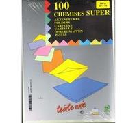Rainex paquet de 100 chemises super carte 250g 24x32 ivoire 411iv G