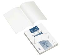 Rainex Cotte de plaidoirie blanche Papier fort 90 g 22x31 cm Paquet de 100