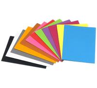 RAINEX Sous-chemises ROCK'S, 220 x 310 mm, 80 g/m2, assorti assorti 10 couleurs, dimensions: (L)220 x (H)310 mm Contenu: 100 piŠces (581AS)