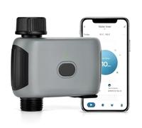 Rainfactory Ordinateur d'arrosage Wi-Fi avec raccord en laiton, minuteur d'eau intelligent, commande par application, compatible Alexa et Google Home, jusqu'à 20 plans d'arrosage, étanche IP55, portée
