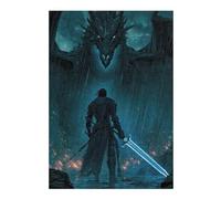 Rainfall Reckoning Blade Against The Beast Puzzle en Bois, 300 pièces