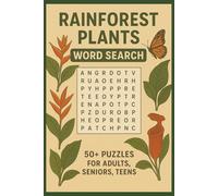 RAINFOREST PLANTS Word Search Puzzle Book: Word Searches with Easy to Read Print about Rainforest Plants, Jungle Vegetation, Tropical Flora and More | ... for Vacations, Holidays and Leisure times