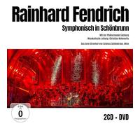 Rainhard Fendrich, Neues Album 2024, Symphonisch in Schönbrunn mit der Philharmonie Salzburg, Musikalische Leitung Christian Kolonovits, 2CD+DVD Digipack
