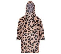 Rainkiss Poncho de pluie pour enfant - Imperméable - Sans PFAS - 100-120 cm - Rose - 100 % polyester recyclé - Design : rose panthère, Rose, 140 cm