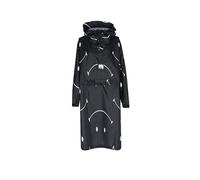 RAINKISS Regenjacke - Regenponcho CLASSIC SMILE noir