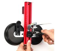 Rainorning Support de Niveau Mural à Ventouse Sans Perforation, Support de Mesure Horizontale Laser Infrarouge (Double Ventouse)