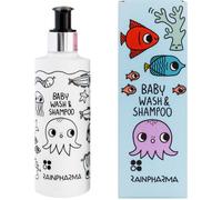 RainPharma Baby Wash & Shampoo Savon Naturel Pour Bébé X Eva Mouton Flacon Pompe 200ml