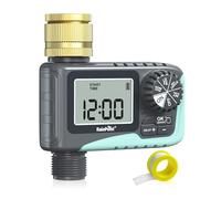 RAINPOINT Programmateur Arrosage avec Entrée en Laiton, Minuteur Arrosage Automatique Amélioré avec Retard de Pluie/Irrigation Manuelle, Débit d'eau Élevé, pour Pelouse et Jardin