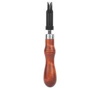 Rainquette en cuir Culnflun, Poignée en bois réglable V type Poussine Poigure de bois Poirée en cuir Grove Brefing Gouge Gouge Tove Groove Sargener Cove Base Tools