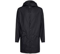 Rains - Veste longue imperméable - Long Jacket Black - Taille XS - Noir Noir XS